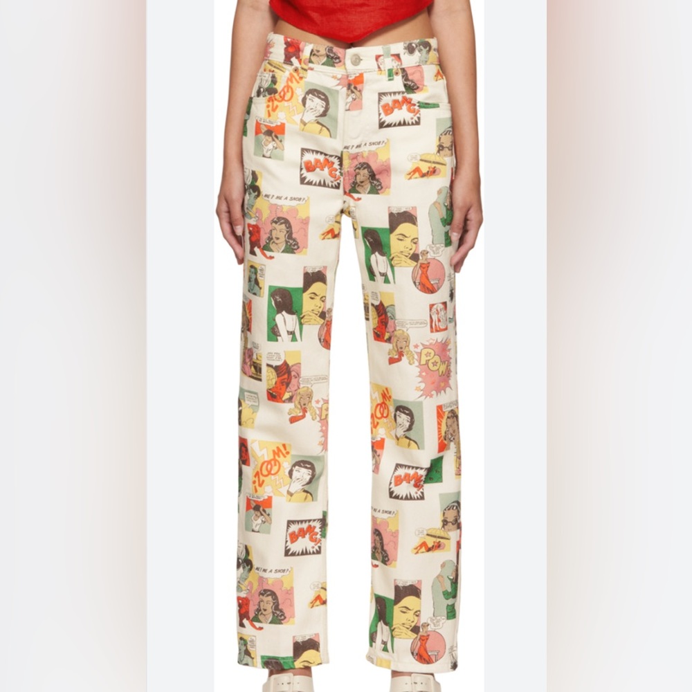 Reformation comic jeans